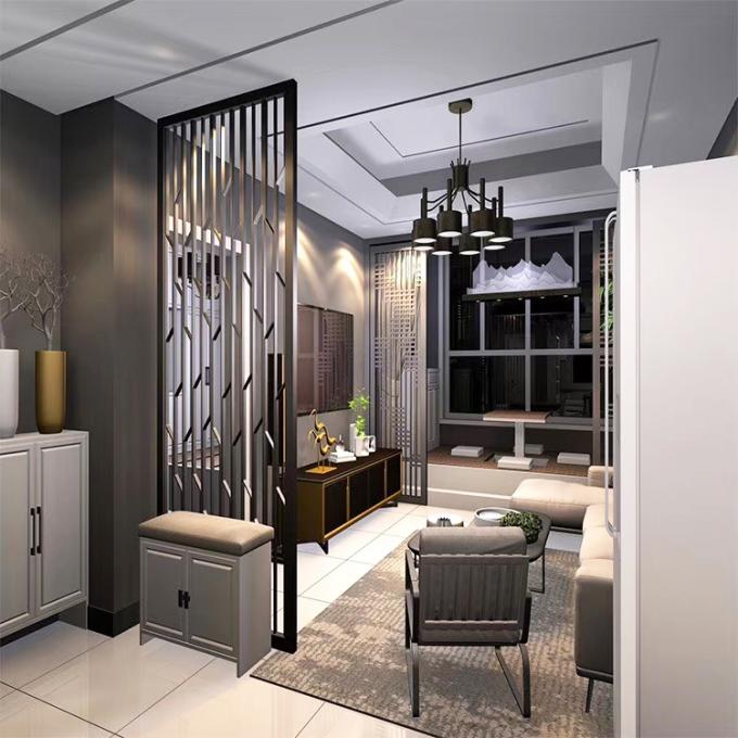 فابریکهای داخلی جدا کننده اتاق قابل تنظیم جدا کننده اتاق متریال زندگی متوسط جدا کننده اتاق صفحه نمایش فولاد ضد زنگ و جدا کننده اتاق 3