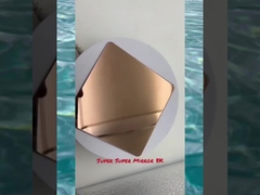 آینه برنز رنگ فولاد ضد زنگ