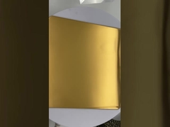 آینه قرمز طلا ورق های فولاد ضد زنگ