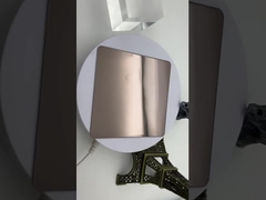 قهوه آینه ای طلا فولاد ضد زنگ