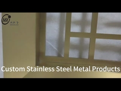 شامپاین طلا لیزر شبکه تزئینی مدرن حریم خصوصی فلزی صفحه نمایش پارتیشن و اتاق تقسیم کننده