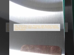 316L 10mm 5mm 3mm ضخامت ساتن برش شده سطح خط مو ورق های فولاد ضد زنگ 304 NO.4 محصولات فولاد ضد زنگ