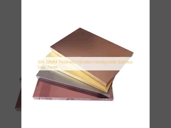 304 20MM ضخامت لرزش پنل فولاد ضد زنگ زنبور عسل