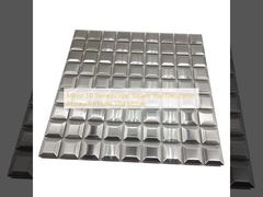 آینه سه بعدی استریوسکوپی تزئین دیوار مربع رستوران هتل ویلا موزاییک