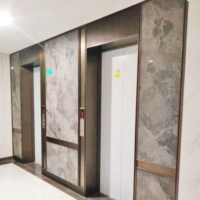 تزئینات لابی آسانسور روکش فلزی رنگی ورق استیل 4000mm