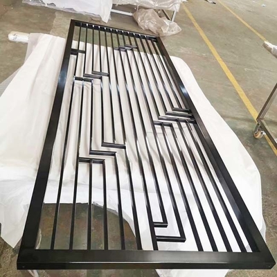 پارتیشن صفحه نمایش استیل فلزی سیاه و سفید JIS 316 2.2 تا 5 متر