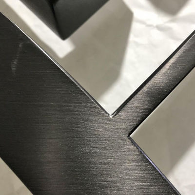 قیمت خوب پانل های دیواری فلزی تزئینی Hairline ضد لباس داخلی با روکش PVD آنلاین