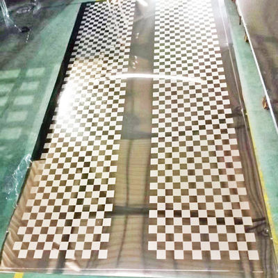 قیمت خوب ورق استیل ضد زنگ آینه ساده با رنگ طلایی 8 عیار آنلاین