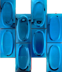 قیمت خوب دیوار زمینه رستوران کاشی های موزاییک استیل سه بعدی دایره ای آنلاین