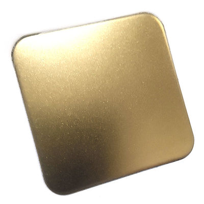 قیمت خوب ورق استیل ضد زنگ Z-Brass Blasted Bead Blasted سفارشی برای خانه هتل آنلاین