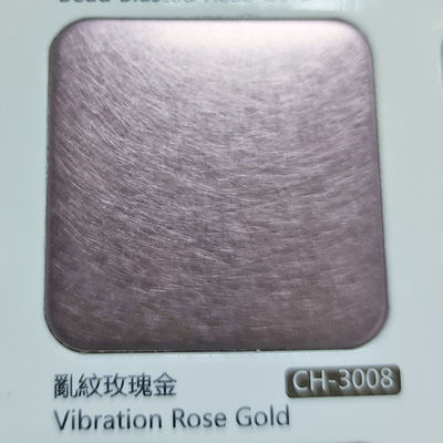 قیمت خوب ارتعاش پایان رنگارنگ فولاد ضد زنگ ورق PVD تیتانیوم آنلاین