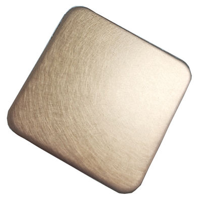 قیمت خوب فروش مستقیم ورق رنگی سفارشی فولاد ضد زنگ تزئینی تولید کننده مس ویبره سری 300 آنلاین