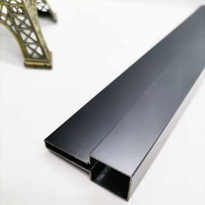 قیمت خوب 15mm 304 Black Bead Blasted Stainless Steel Tile Edge Trim برای دکوراسیون خانه آنلاین