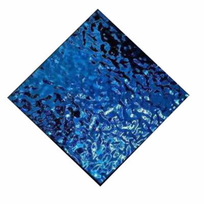 قیمت خوب 304 رنگ آینه موج آب فولاد ضد زنگ زمان تولید سریع آنلاین