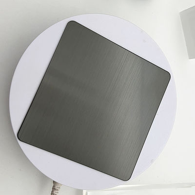 قیمت خوب 304 رنگ سیاه فولاد ضد زنگ ورق های برش شده NO.4 ورق های فولادی فکس شده PVD پوشش برای قاب آنلاین