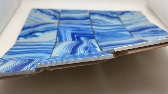 قیمت خوب موزاییک های فولاد ضد زنگ طلا موزاییک فلزی شکل برای دیوار داخلی آنلاین