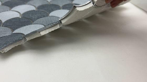 قیمت خوب موزاییک مربع کاشی سطح درخشان شیشه موزاییک sus 304 فولاد ضد زنگ موزاییک آنلاین