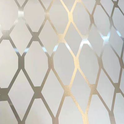 قیمت خوب اسید اتیشینگ Hairline خاکستری فولاد ضد زنگ ورق PVD پوشش تیتانیوم صفحه درب آسانسور آنلاین