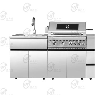 قیمت خوب دو منظوره فولاد ضد زنگ کوره کباب ویلا حیاط بیرونی آشپزخانه کابینت نمایش فلزی آنلاین