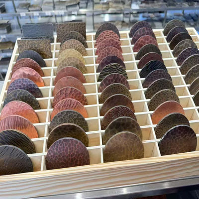 قیمت خوب طرح چکش دست ساز صفحه فولاد ضد زنگ برای طراحی هنری آنلاین