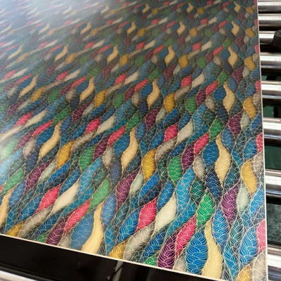 قیمت خوب طراحی جدید طرح مهندسی رنگارنگ تزئینات فولاد ضد زنگ پنل نهایی قدیمی فولاد ضد زنگ ورق آسیب دیده آنلاین