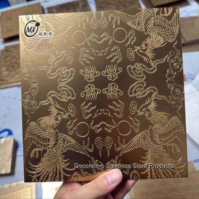 قیمت خوب Weather Resistant Colored Stainless Steel for Exterior Wall Panels آنلاین