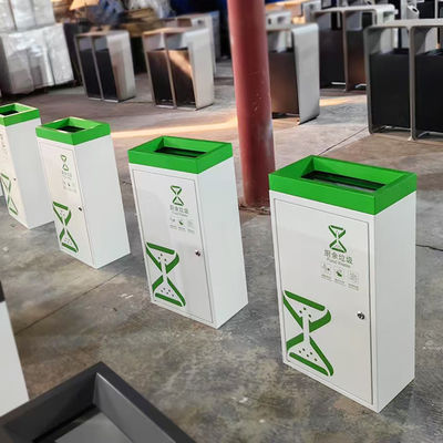 قیمت خوب سطل زباله استیل ضد زنگ سفارشی در فضای باز محصولات فلزی استاندارد GB آنلاین