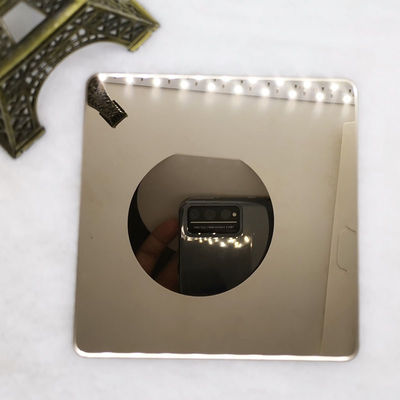 قیمت خوب BV GB TUV Champagne طلا ورق فولاد ضد زنگ 304 آینه ضد اثر انگشت آنلاین