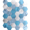 ویبره فلزی هگزاگو موزاییک آلومینیومی کاشی ضد زنگ 12*12 اینچ