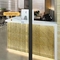 کاشی های موزاییک استیل ضد زنگ PVD طلایی کوچک برای تزئین دیوار 30.5x30.5 سانتی متر