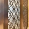 Foldable304 316 201 طلای سیاه رز آینه Hairline برش لیزری توخالی استیل ضد زنگ پارتیشن صفحه جداکننده اتاق فلزی
