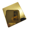 ورق های فولادی ضد زنگ رنگ طلایی سوپر آینه PVD آبکاری تیتانیوم رنگی تزئینات فلزی