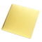 ورق های فولادی ضد زنگ آینه طلایی ژاپنی با آبکاری فلزی تیتانیوم رنگی PVD
