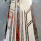 ورق اچینگ فولاد ضد زنگ 304 لیتری رنگ مخلوط 2 میلی متری آسانسور تزئینی
