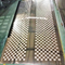 ورق اچینگ فولاد ضد زنگ PVD آسانسور تزئینی طلایی با روکش رنگی Aisi