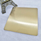 Twill Brushed Zr-Brass coloring Steel PVD Plating Titanium