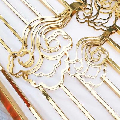 قیمت خوب 500*3000mm AISI 316 پارتیشن صفحه نمایش فولادی ضد زنگ جداکننده اتاق آینه ای داخلی آنلاین