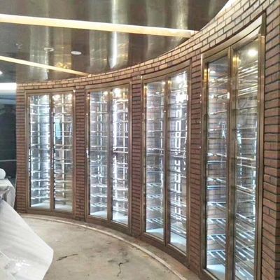 قیمت خوب صفحه کنترل لمسی کولر 240 ولتی 50 هرتزی شراب از جنس استنلس استیل فلزی آنلاین