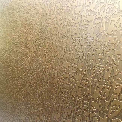 ورق فولادی ضد زنگ مس عتیقه اچ شده با الگوی رایگان درجه 304 برای دروازه
