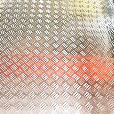 قیمت خوب صفحات ورق های فولادی ضد زنگ شطرنجی SUS 201 1219*3048mm برای ضد لغزش پله آنلاین