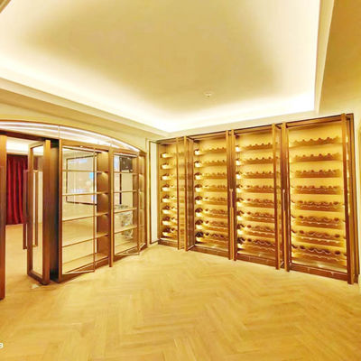 قیمت خوب کابینت های نمایشگر شراب تجاری ODM DIN 201 استیل ضد زنگ یخچال خنک کننده آنلاین