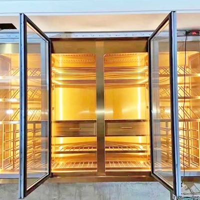 کابینت شراب استیل میله تاشو لوکس Have Glass Easy Move Steel