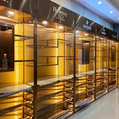 مبلمان کابینت شراب چوبی برای اتاق نشیمن به ضخامت 0.8 میلی متر