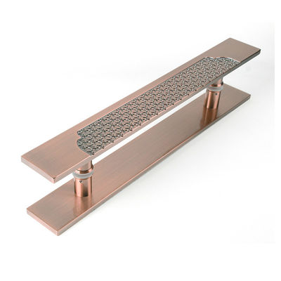 قیمت خوب حکاکی دستگیره درب از آلیاژ آلومینیوم سفارشی Love Finish Hairline Bronze Antique آنلاین