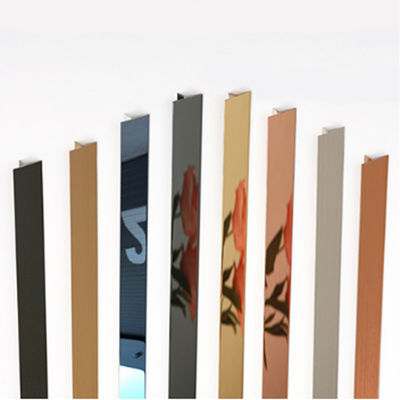 قیمت خوب 2000mm طول فلزی برس فلز ضد زنگ تایل تراش U شکل تزئینات آسانسور آنلاین