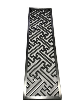 قیمت خوب جدا کننده اتاق صفحه ای مدرن فلزی پوکی از فولاد ضد زنگ 600mm عرض آنلاین