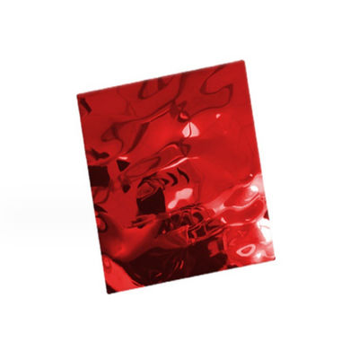 قیمت خوب رنگارنگ سقف آب ریزش تزئینی فولاد ضد زنگ 304 فلزی صفحه دیواری برای هتل KTV آنلاین