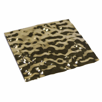 قیمت خوب فروش داغ 4x8ft Ss 201 304 Pvd آینه رنگی 8k موج آب فولاد ضد زنگ صفحه ریپال دیواری پانل سقف تزئینات آنلاین