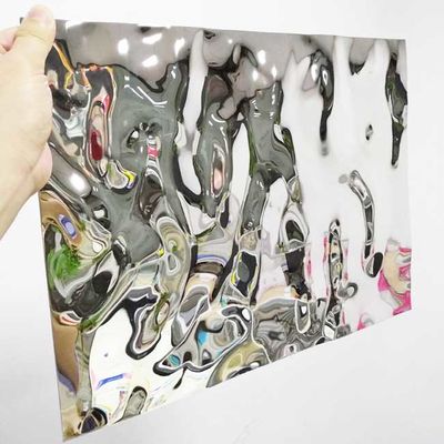 قیمت خوب 304 1.5MM ضخامت آینه موج آب موج Pvd رنگ پنل عسل آنلاین