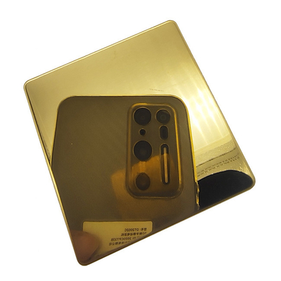 رنگ طلا صفحه فولاد ضد زنگ قیمت آینه Inox به پایان رسید طلا صفحه فولاد ضد زنگ 304